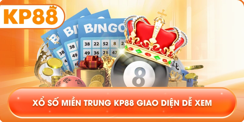 Xổ Số Miền Trung KP88 giao diện dễ xem